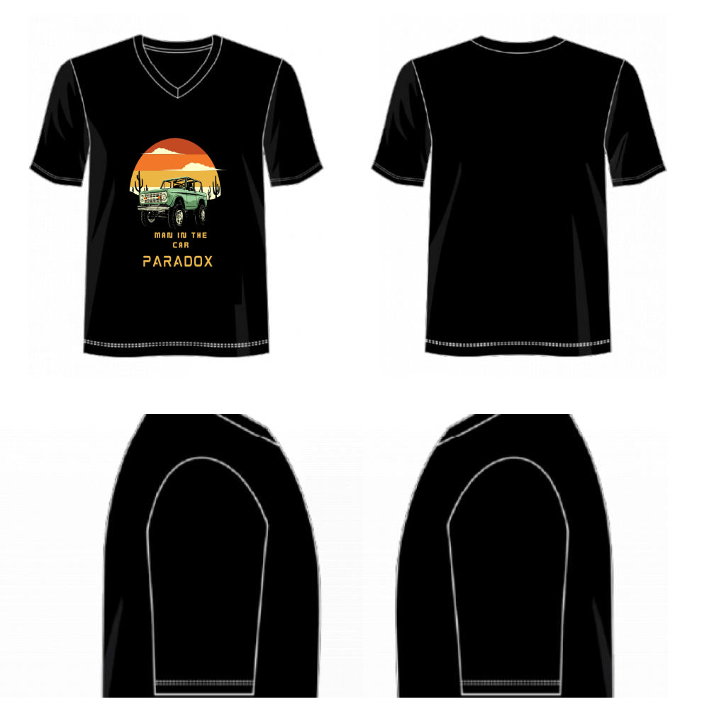 Premium V-neck T-SHIRT PARADOX