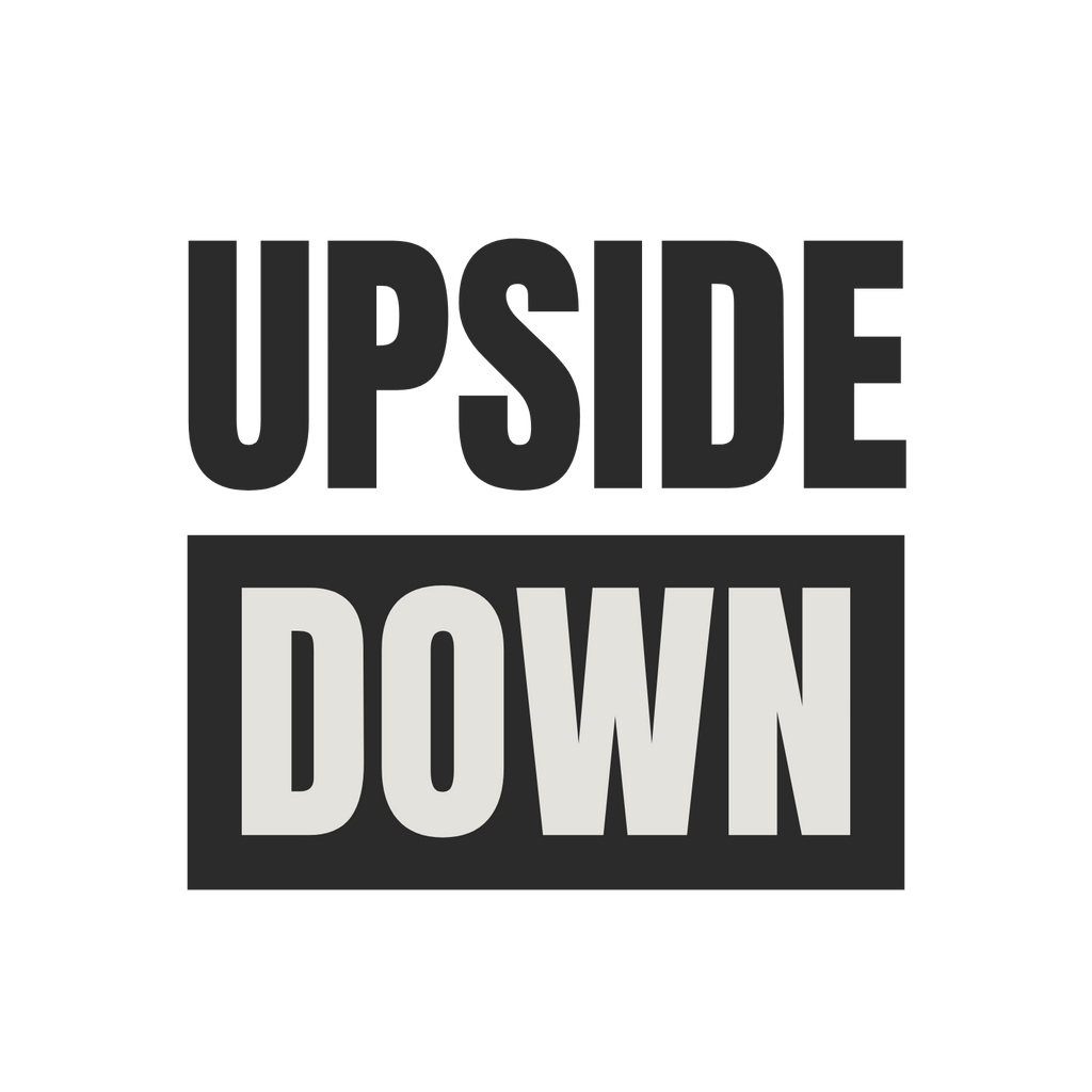 Oversized upside down