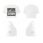 Women crop top upside down