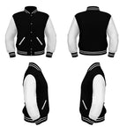 Pure cotton varsity jacket