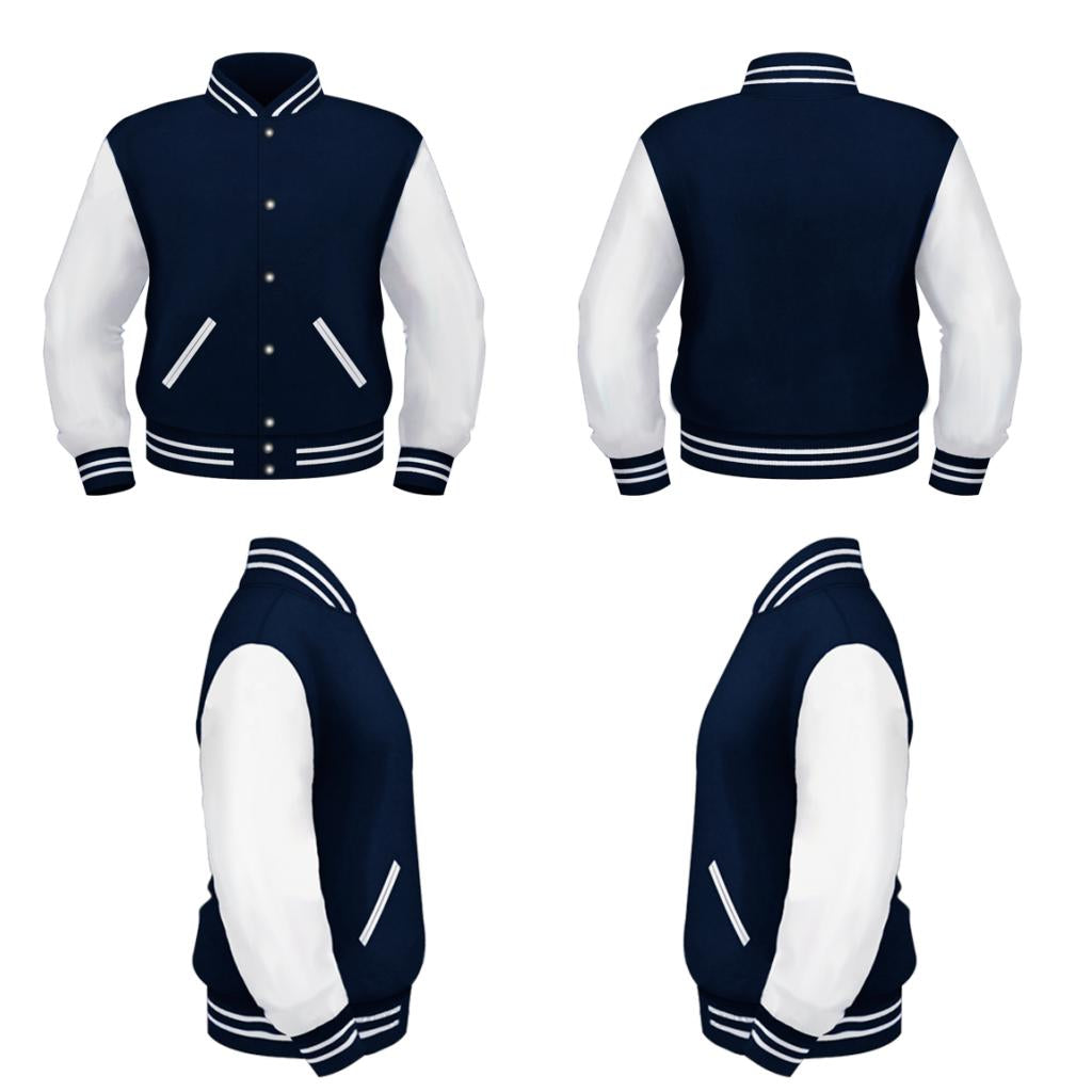 Pure cotton varsity jacket