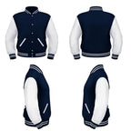 Pure cotton varsity jacket