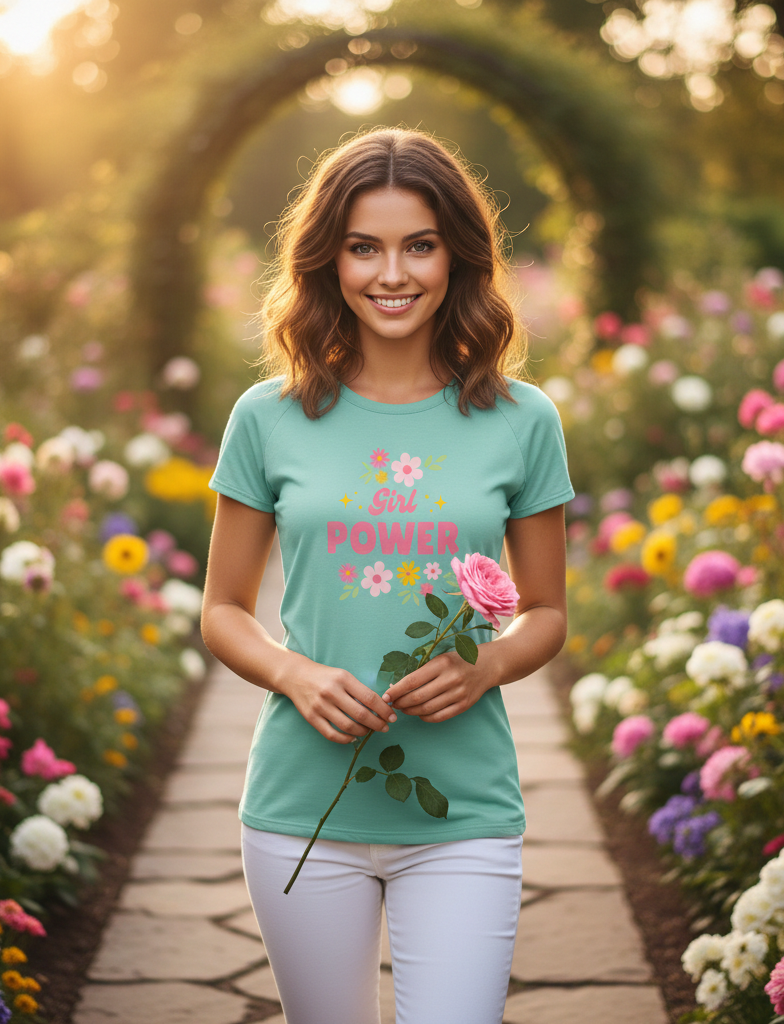 Women tees GirlPower