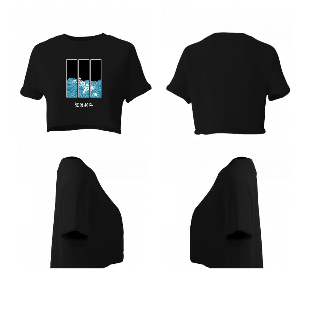 Women Crop Top Sea