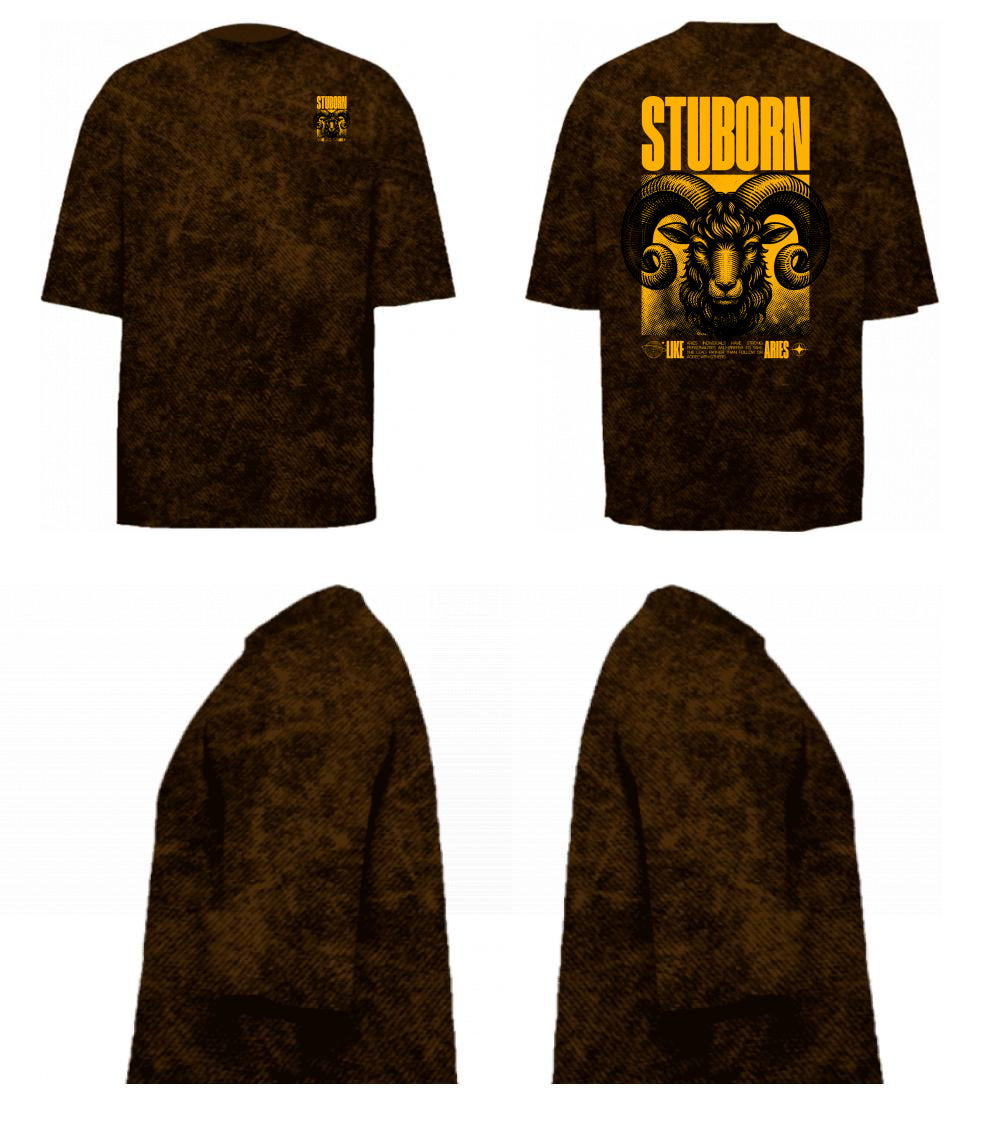 Oversized Acid wash Stuborn