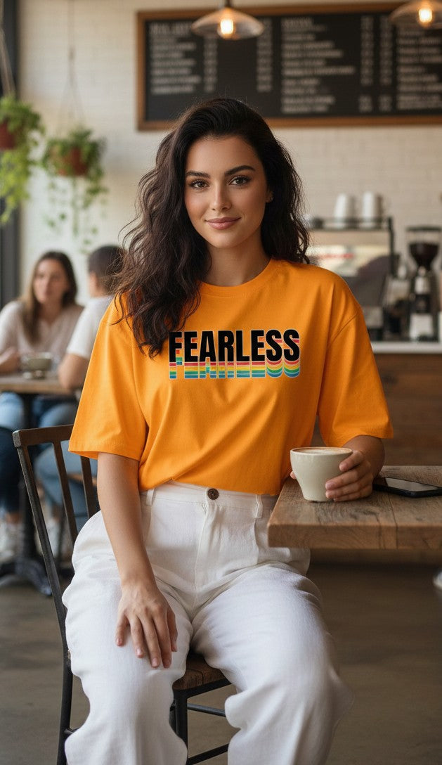 Women oversize fearless
