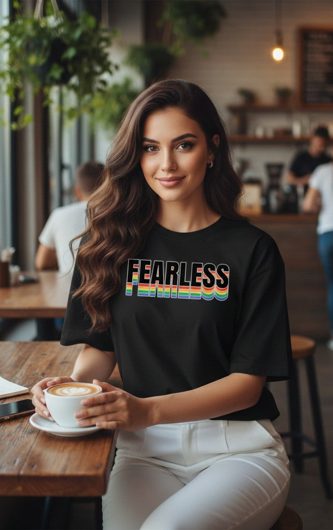 Women oversize fearless