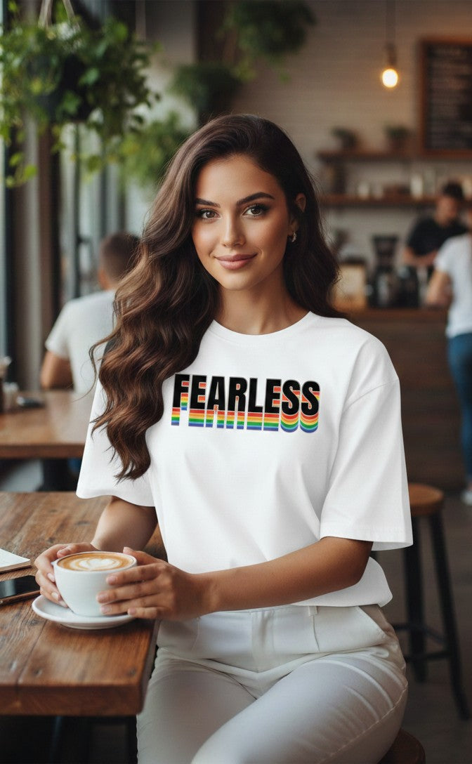 Women oversize fearless