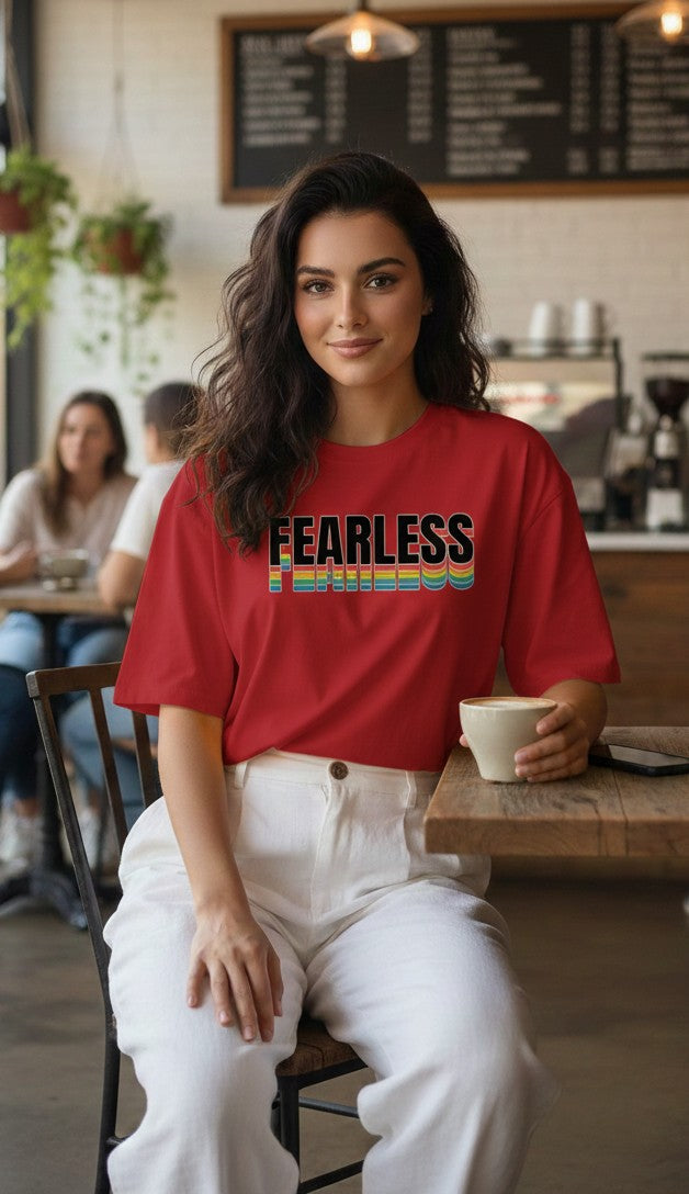 Women oversize fearless