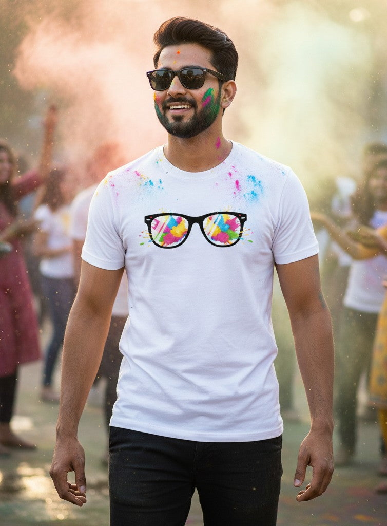 Men tees Holi Specs