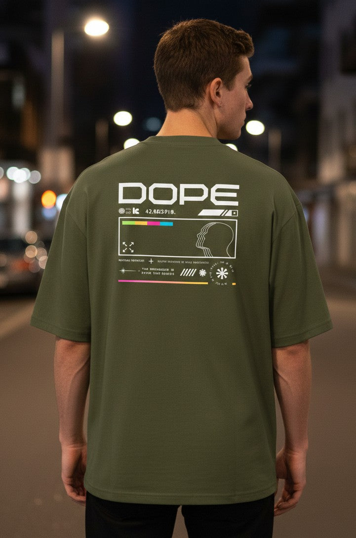 Men oversized dope