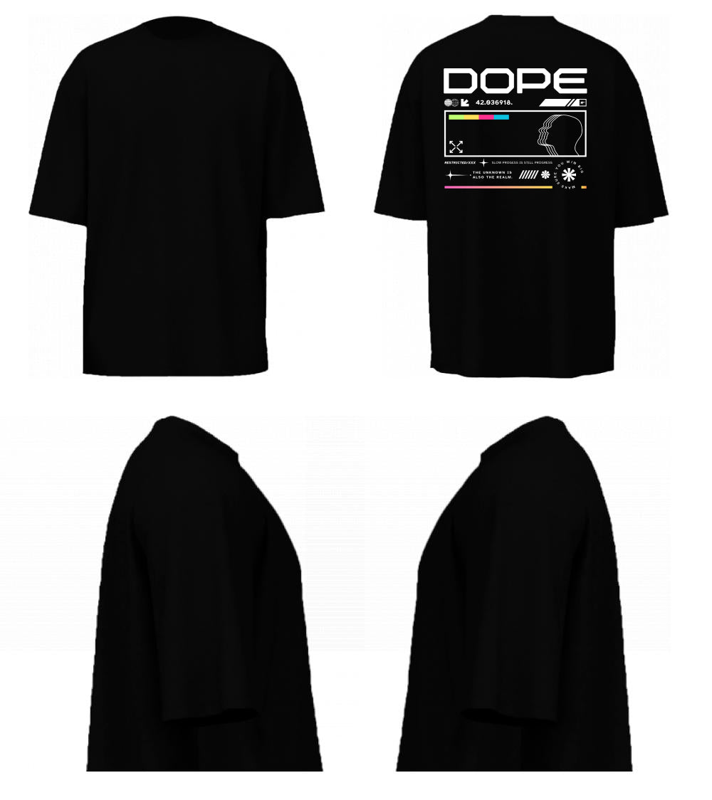 Men oversized dope