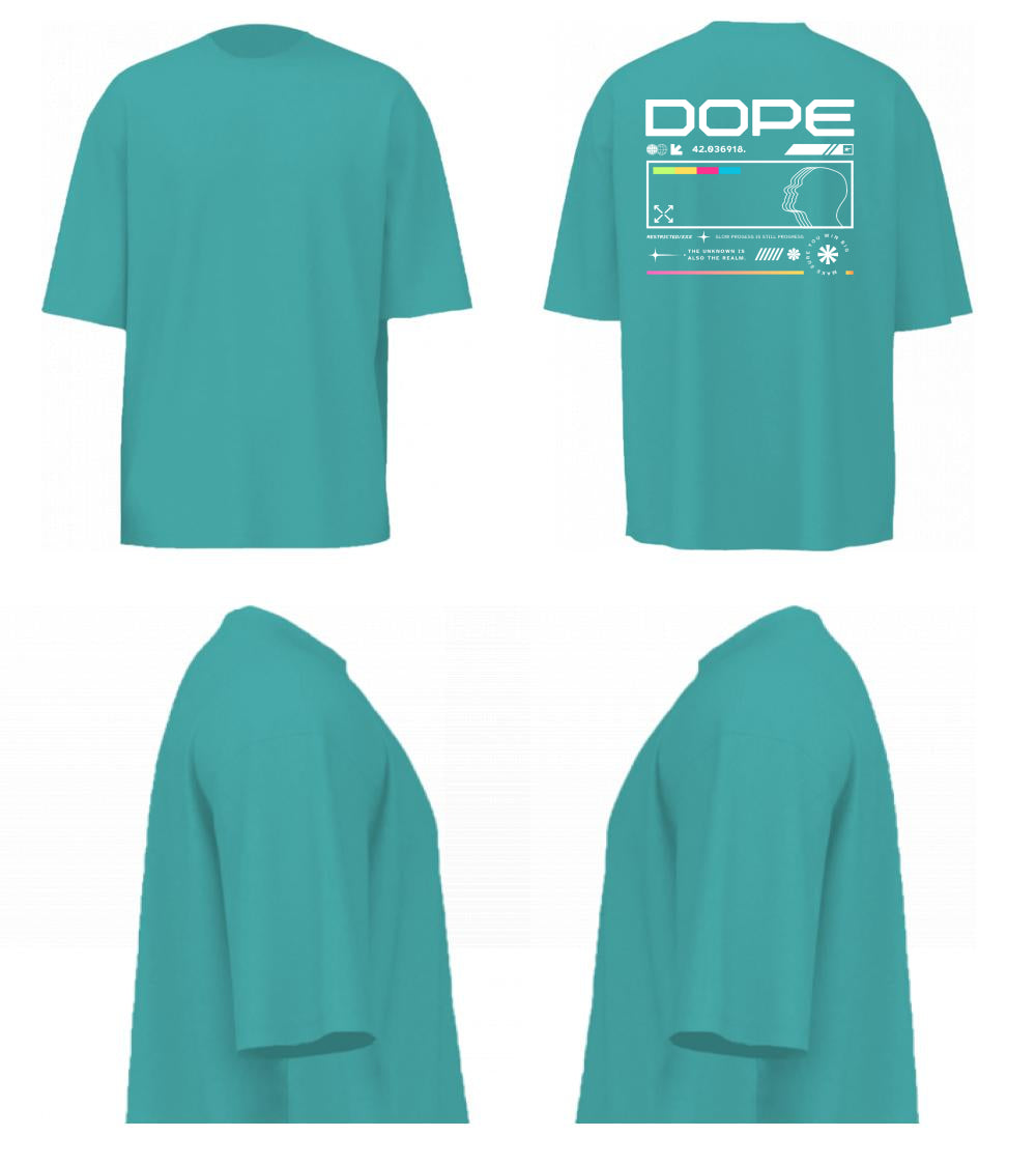 Men oversized dope