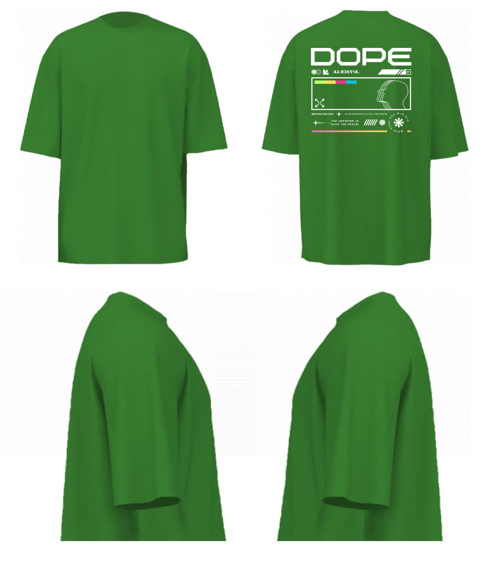 Men oversized dope