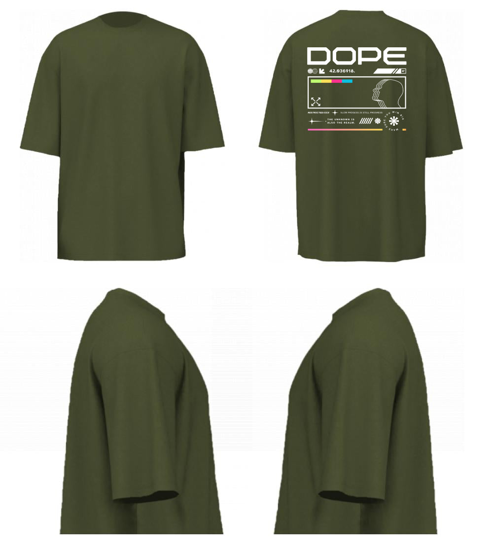 Men oversized dope