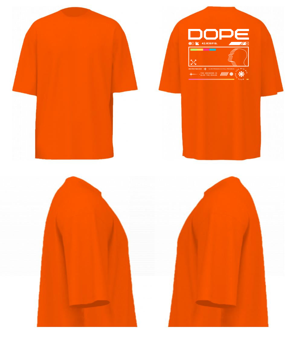 Men oversized dope