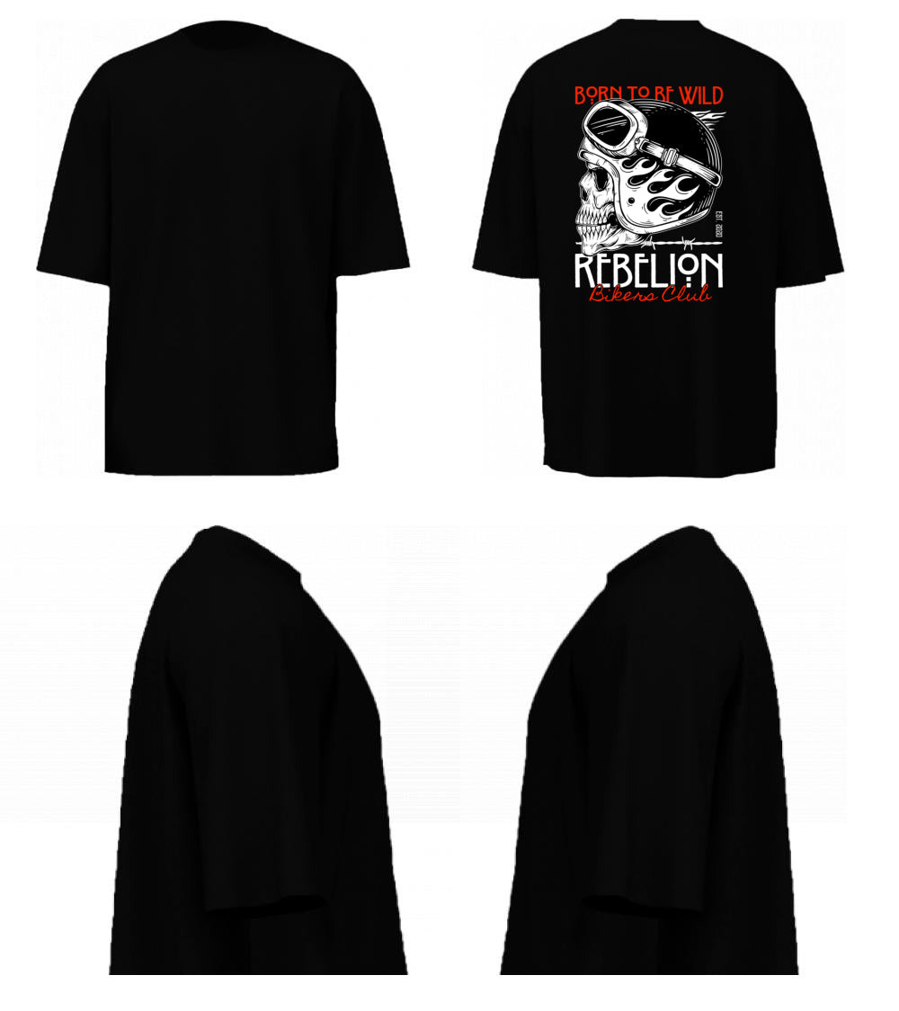Men oversized rebel