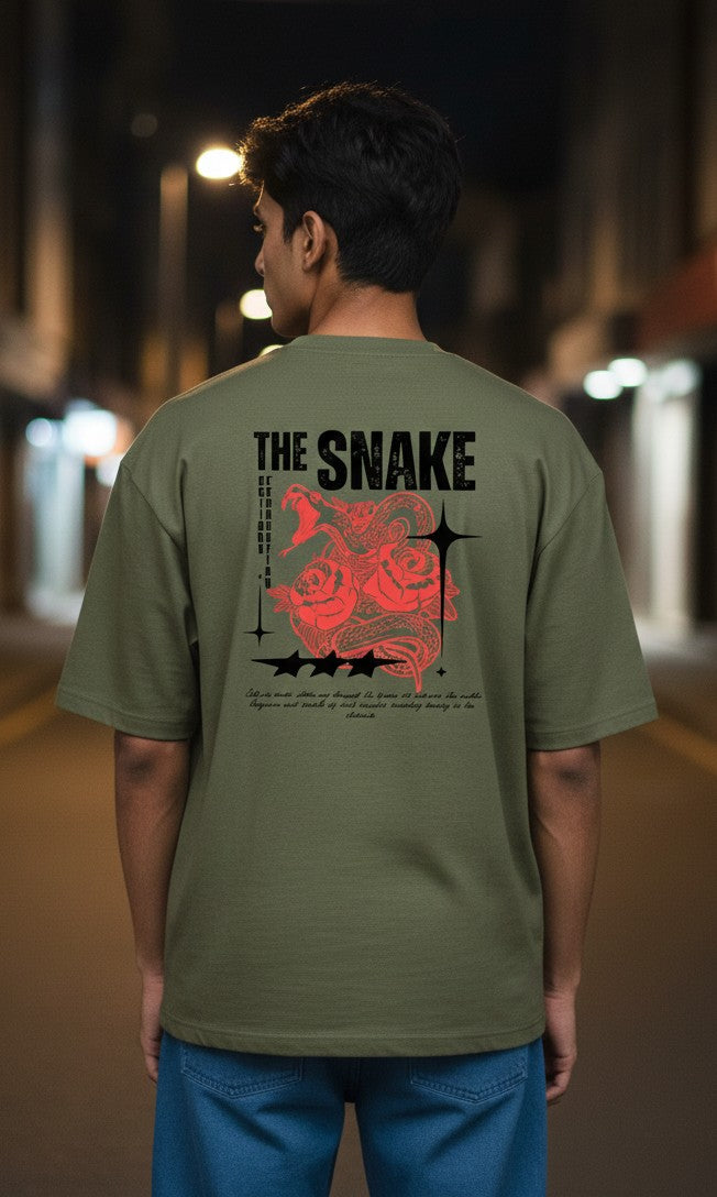 Men oversized snake