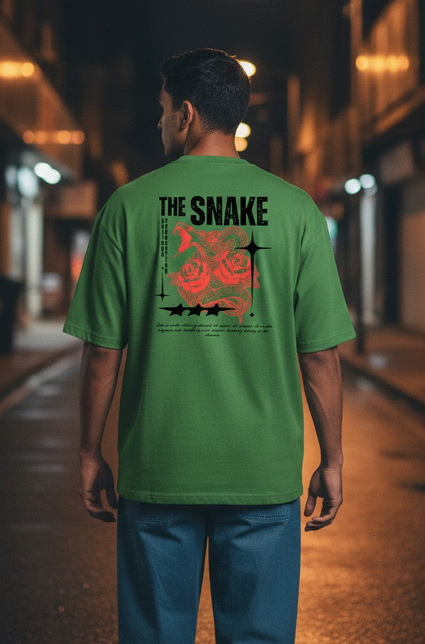 Men oversized snake