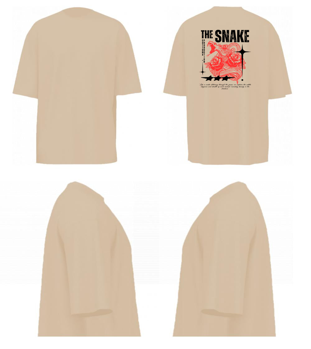 Men oversized snake