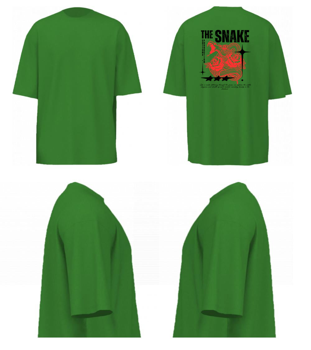 Men oversized snake