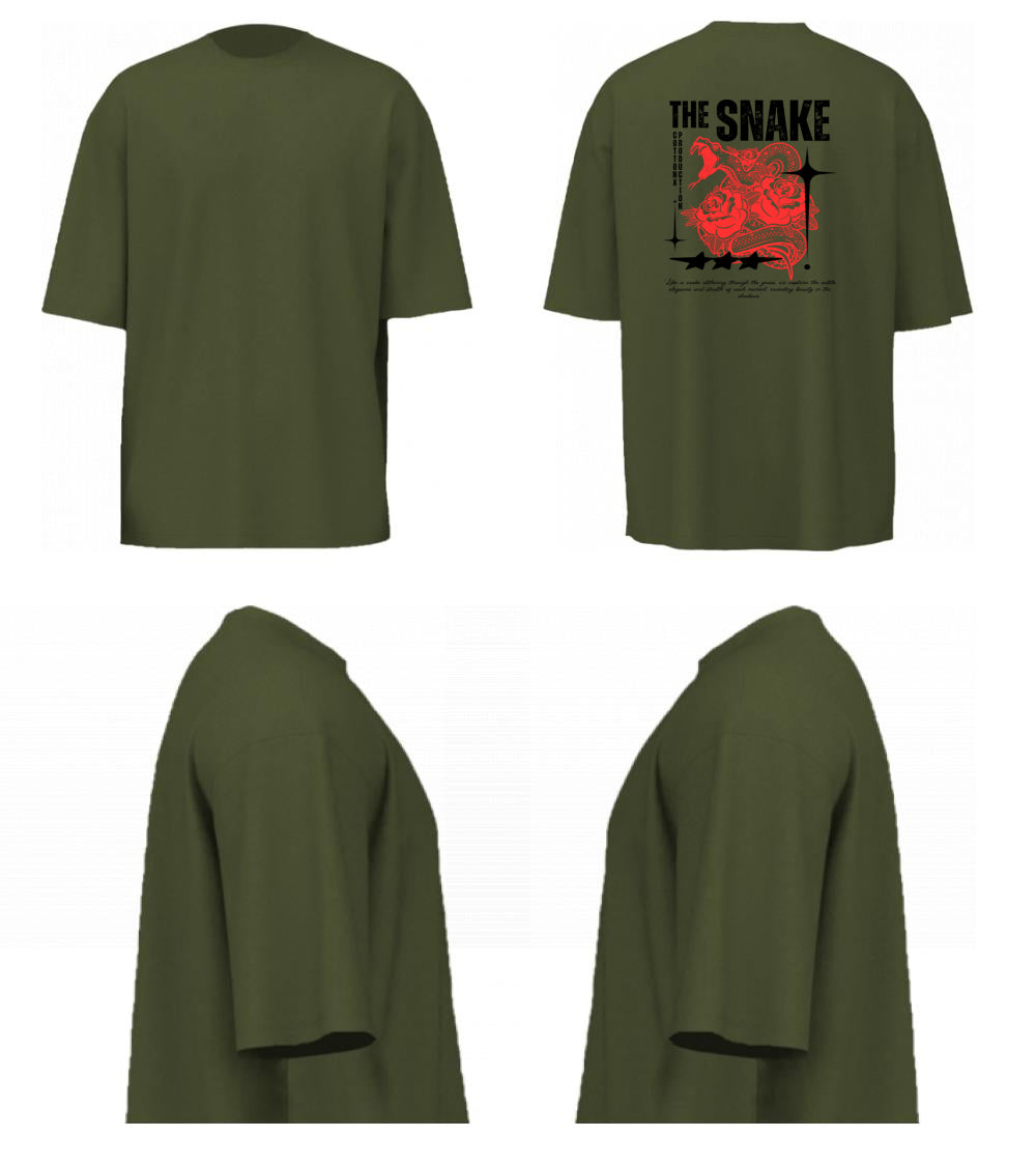 Men oversized snake