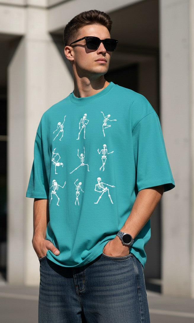 Men oversized skeletons