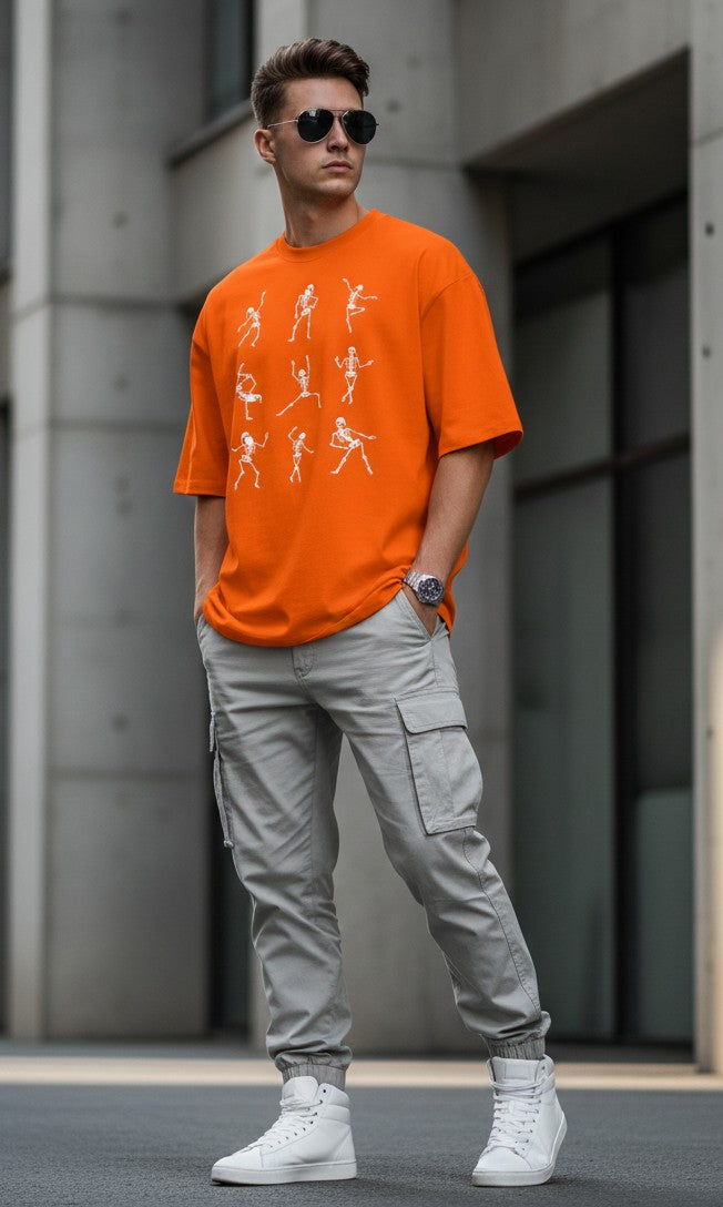 Men oversized skeletons