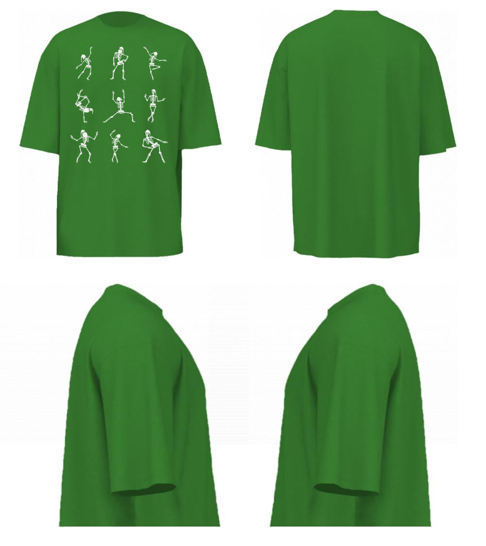 Men oversized skeletons