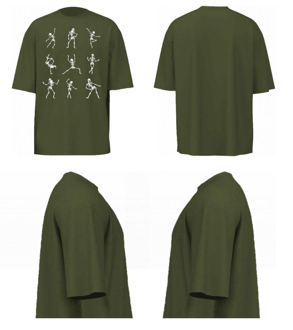 Men oversized skeletons