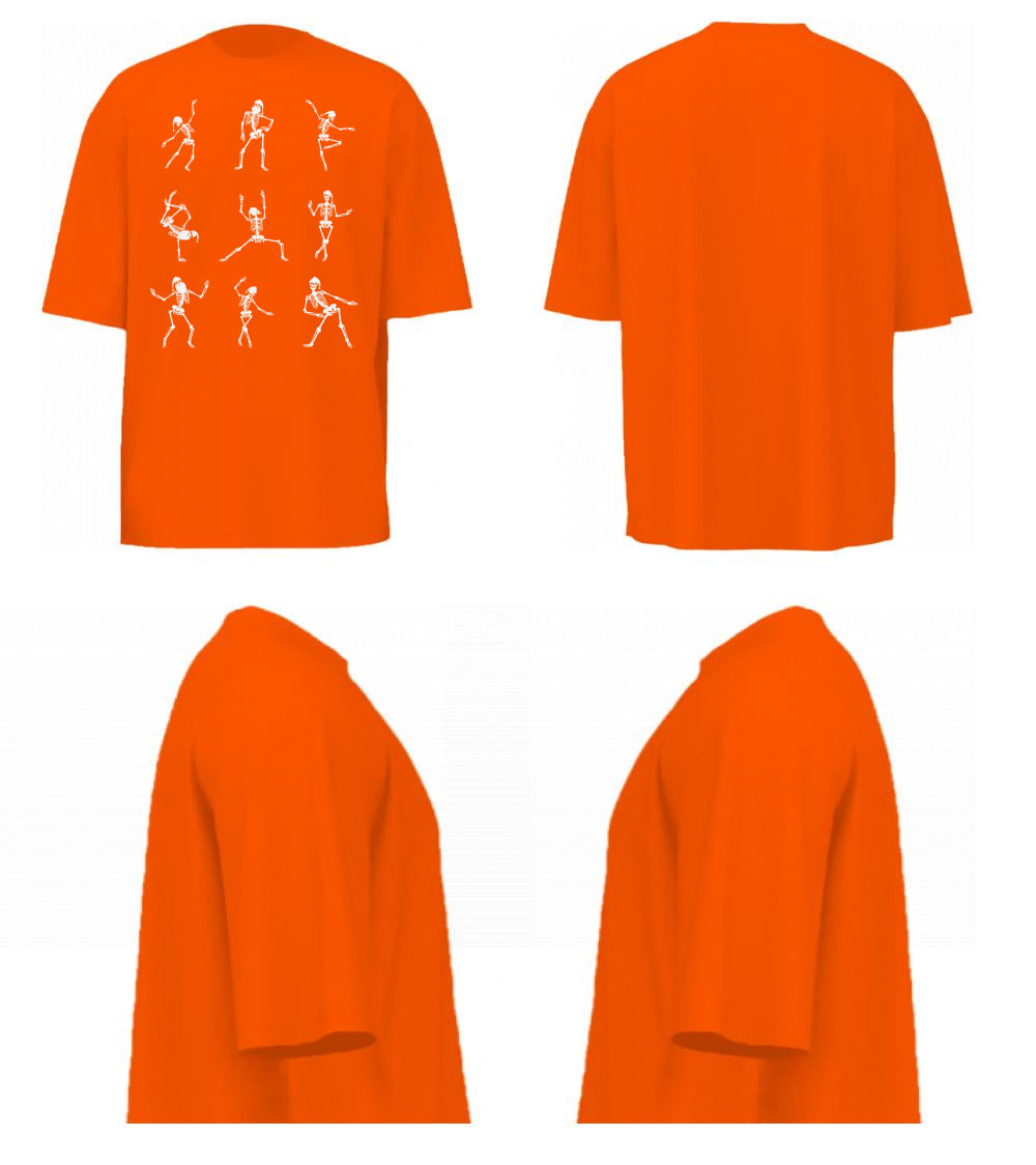 Men oversized skeletons