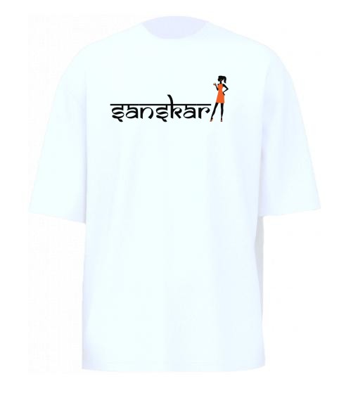 Women's Oversized Cotton T-Shirt Sanskar