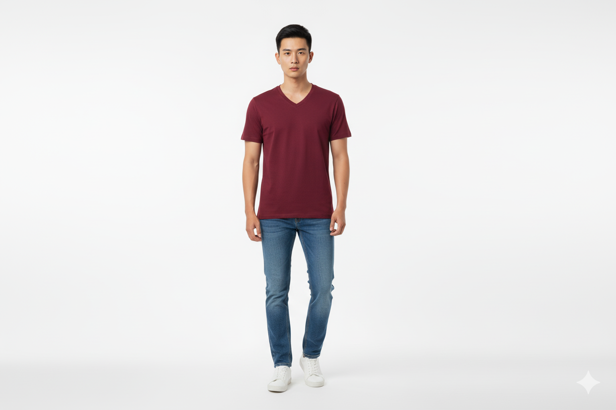 V NECK