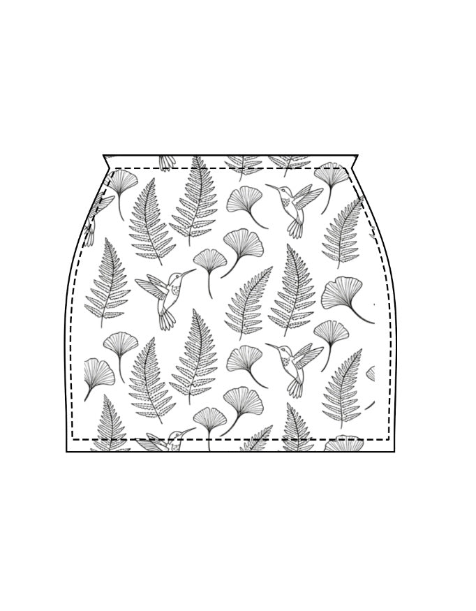 CottonX Flutter Grace Mini Skirt