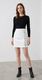 CottonX Butterfly Bloom Mini Skirt