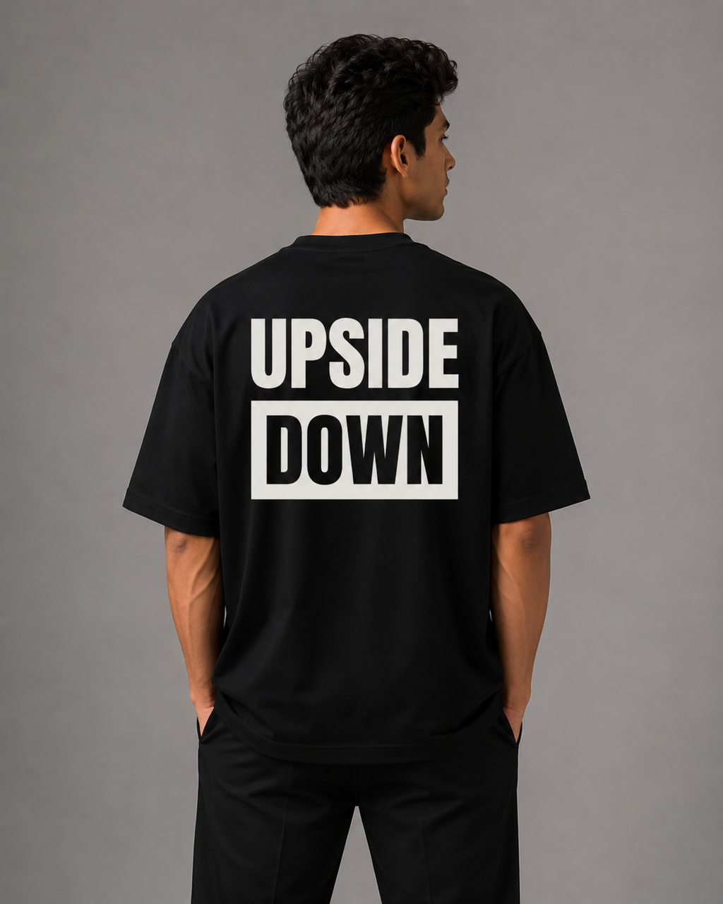 Oversized upside down