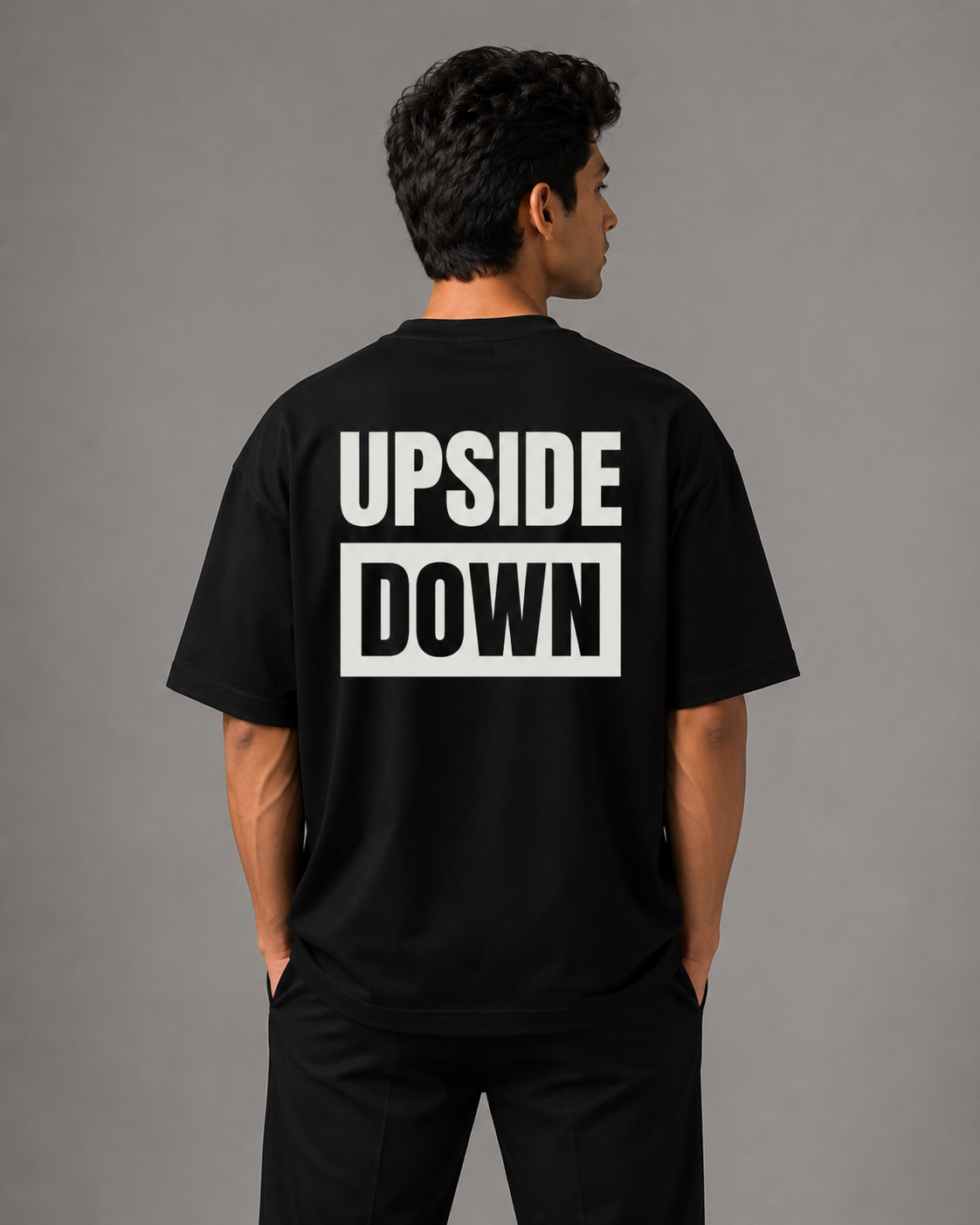 Oversized upside down