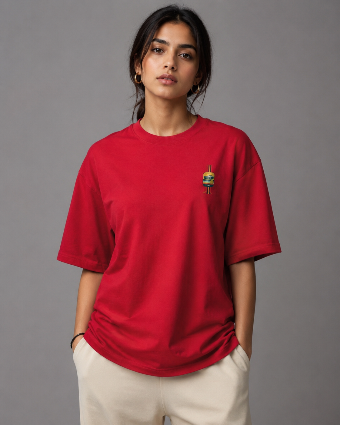 Women's Oversized 100% Cotton T-Shirt
