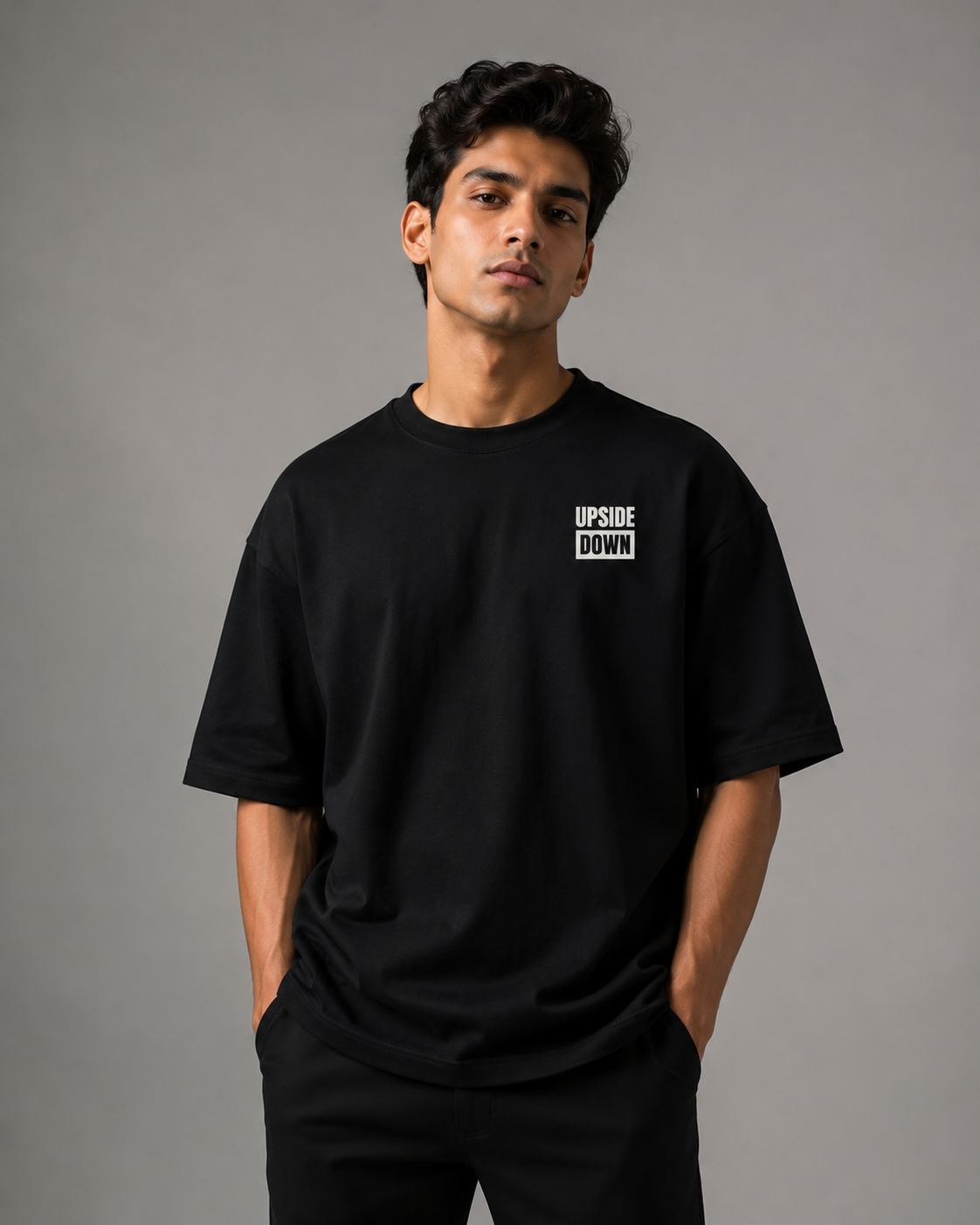 Oversized upside down